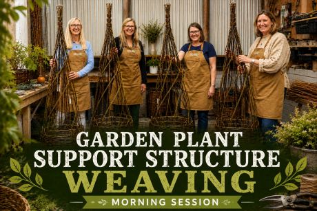 Traditional Garden Plant Support Structure - Morning 