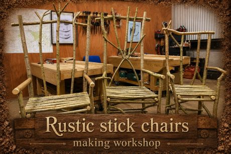 Rustic Stick Chair Making